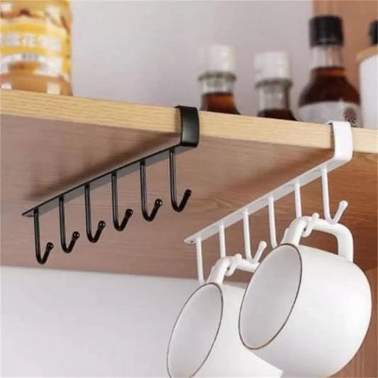 Porta Xícara Suporte Organizador para Armário de Cozinha — Praticidade, organização e elegância para sua casa! ✨☕